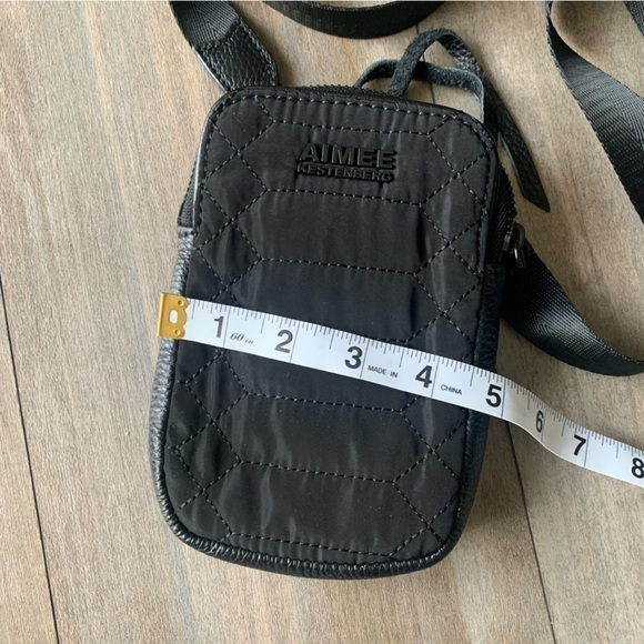 Aimee Kestenberg Just Saying cross body bag quilted nylon black - Picture 7 of 8